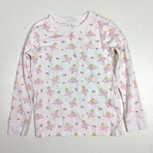 Kissy Kissy Pajamas Top Girls Sz 6 Ballerina Ballet Pima Soft